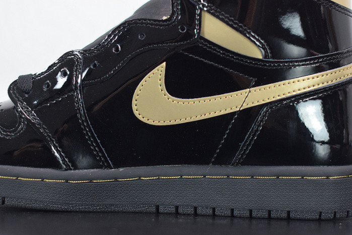 air jordan 1 retro high black metallic gold 555088-032