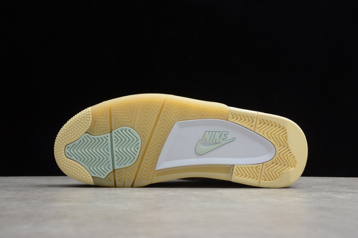 air jordan 4 x off-white cream/sail aq9129-002