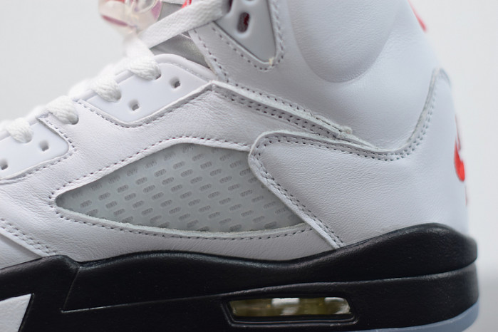 air jordan 5 retro fire red silver tongue da1911-102