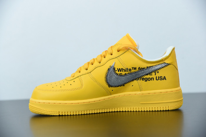 off-white x nike air force 1 low “university gold” dd1876-700
