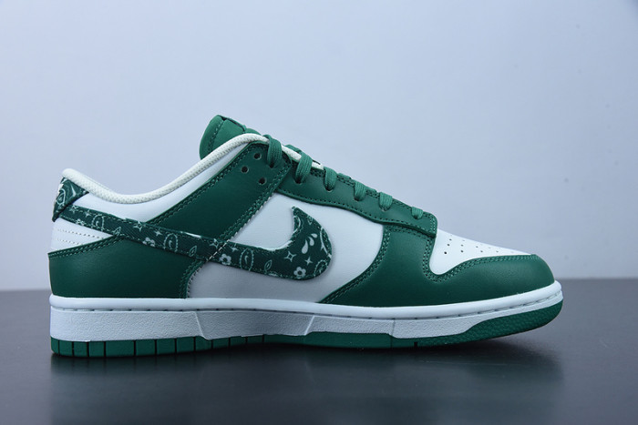 nike dunk low essential paisley pack green dh4401-102