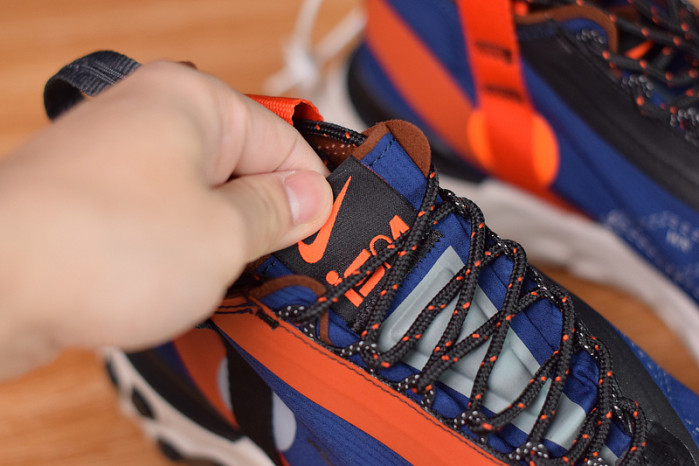 nike react runner mid wr ispa blue void team orange at3143-400