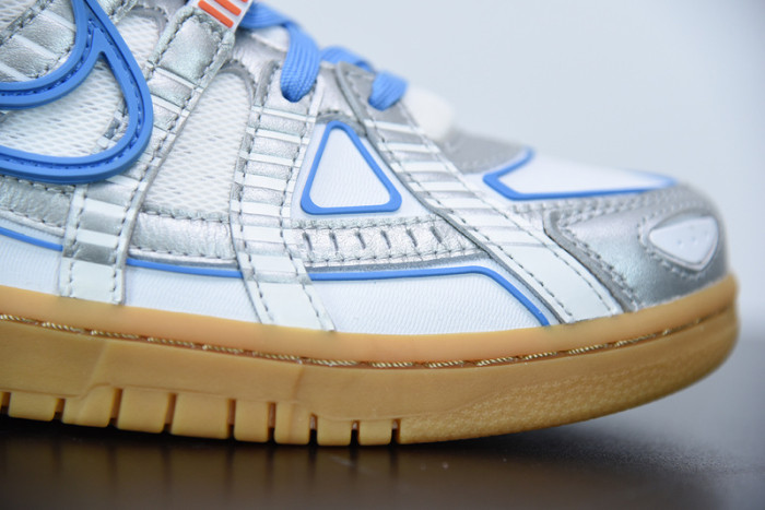 off-white x nike air rubber dunk “university blue” cu6015-100