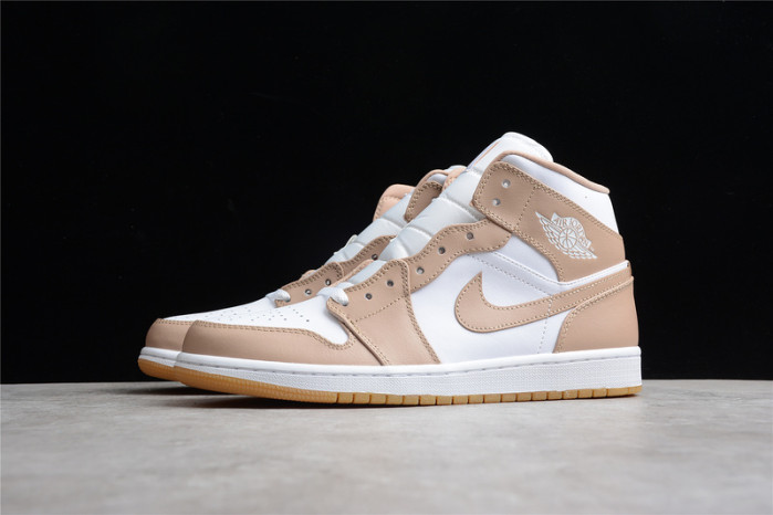 air jordan 1 mid tan gum 554724-271
