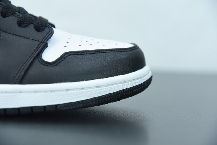 air jordan 1 low black white grey 553558-040