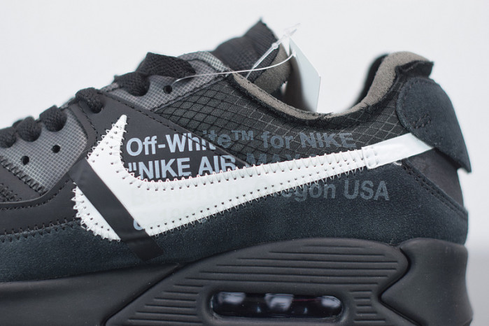 nike air max 90 off-white black aa7293-001