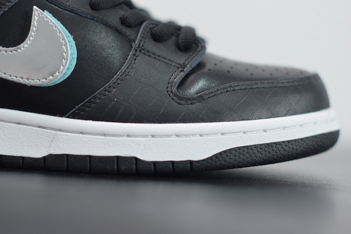 nike sb dunk low Di*m*nd s*pply co black Di*m*nd bv1310-001