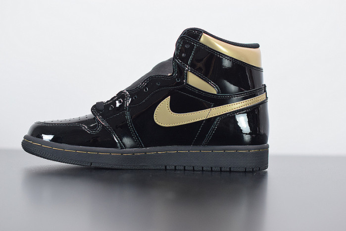 air jordan 1 retro high black metallic gold 555088-032