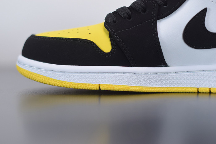air jordan 1 mid yellow toe black 852542-071