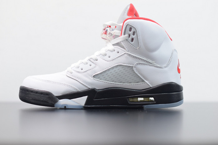 air jordan 5 retro fire red silver tongue da1911-102