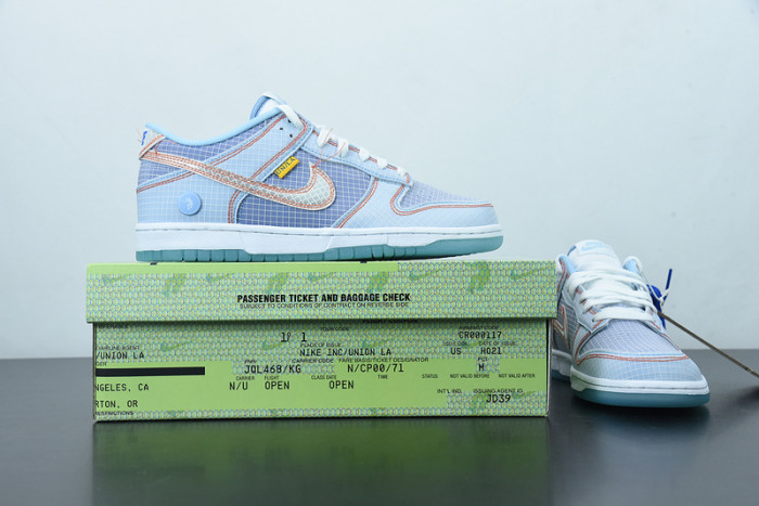 nike dunk low union passport pack blue dj9649-400