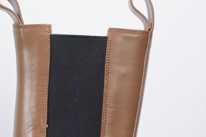 Bottega Veneta Chelsea Tire Leather high Boot