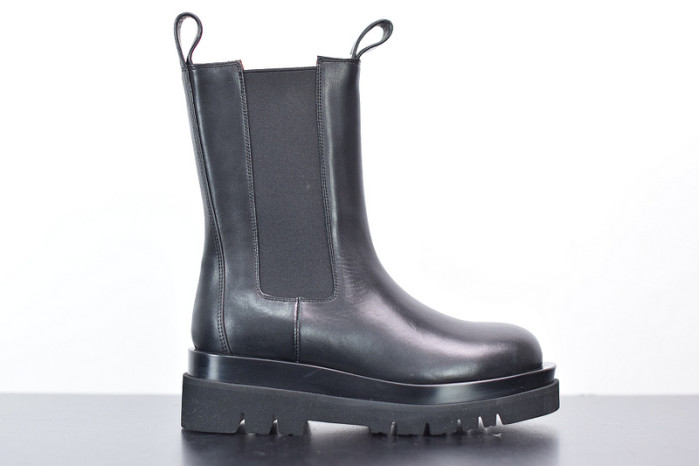 Bottega Veneta Chelsea Tire Leather high Boot