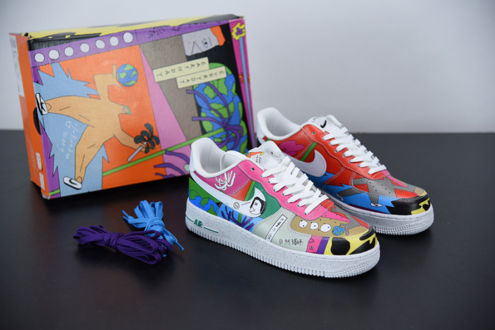 nike air force 1 flyleather ruohan wang cz3990-900