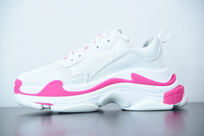 balcia triple s sneaker fluo pink white