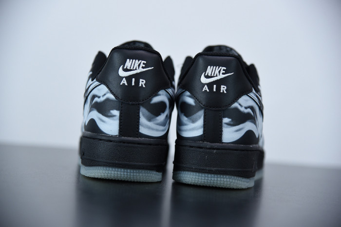 nike air force 1 low black skeleton bq7541-001