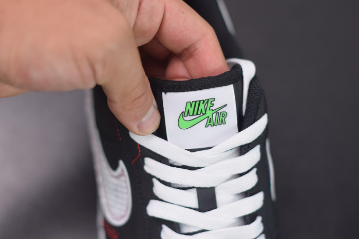 nike air force 1 low schematic black white bright crimson cu6646-001