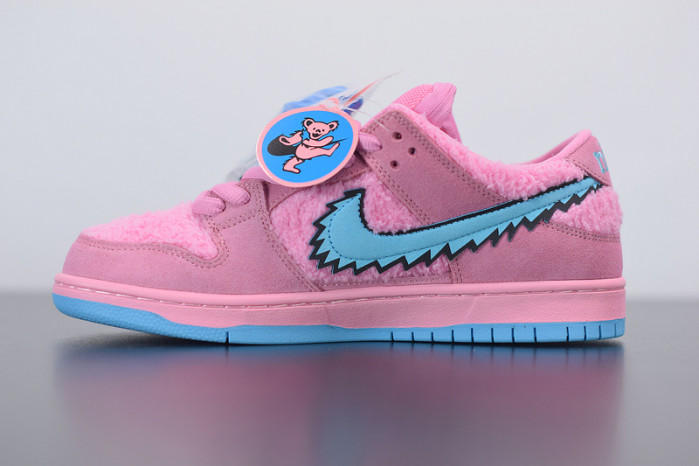nike sb dunk low grateful dead bears pink cj5378-600
