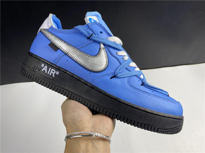nike off-white x air force 1 low university blue ck0866-401