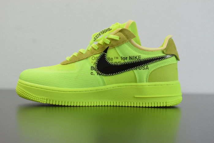 nike air force 1 low off-white volt ao4606-700