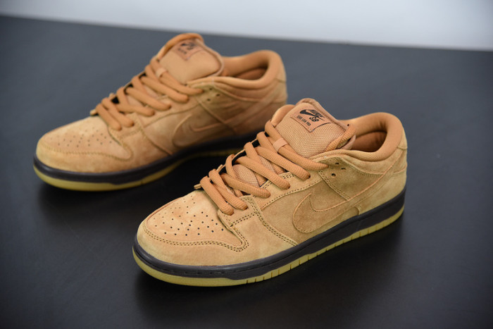 nike sb dunk low “wheat mocha” bq6817-204