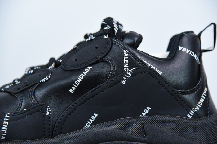 balcia triple s black logo 536737 w2fa1 1090