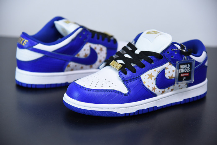 nike sb dunk low blue stars dh3228-100