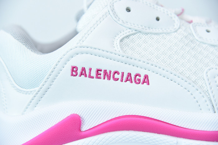 balcia triple s sneaker fluo pink white