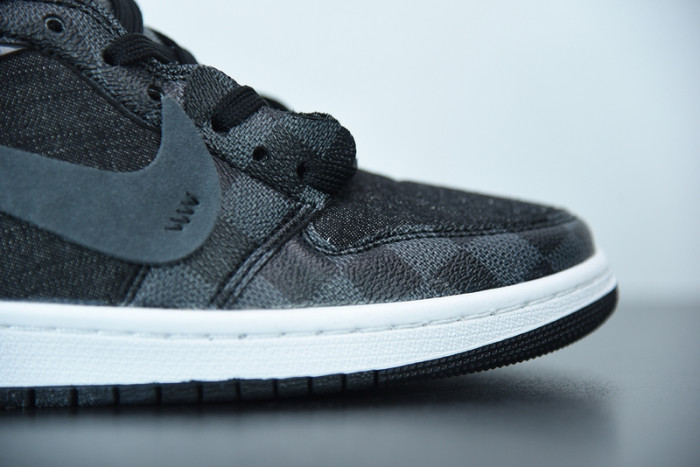 air jordan 1 x off L**is aj1 ow black