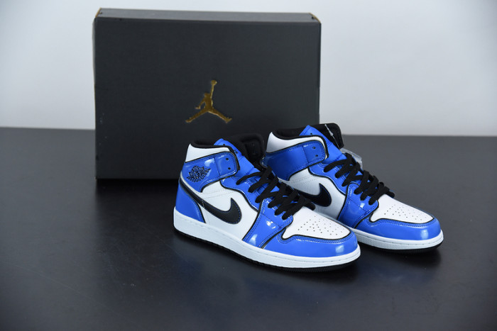 air jordan 1 mid signal blue dd6834-402