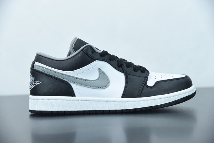 air jordan 1 low black white grey 553558-040