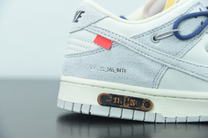 off-white x nike sb dunk low “18 of 50” ow dj0950-112