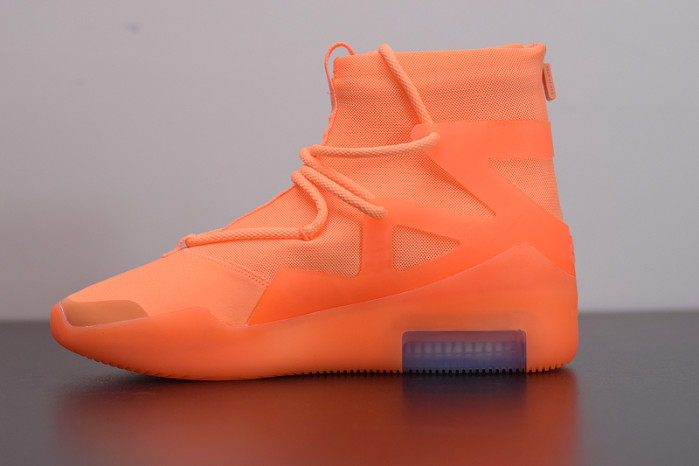 nike air fear of god 1 orange pulse ar4237-800