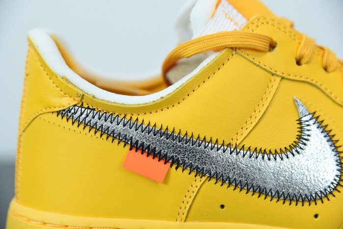 off-white x nike air force 1 low “university gold” dd1876-700