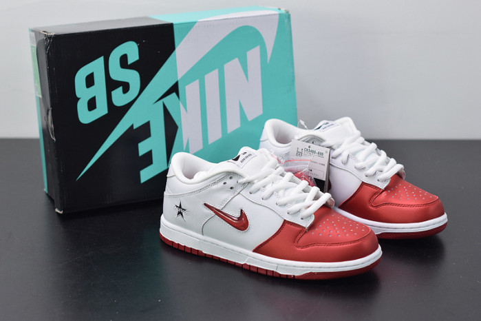 nike sb dunk low jewel swoosh red ck3480-600