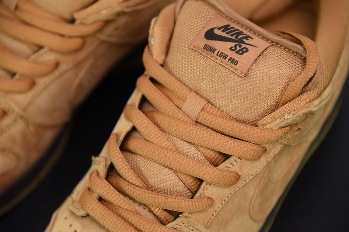 nike sb dunk low “wheat mocha” bq6817-204