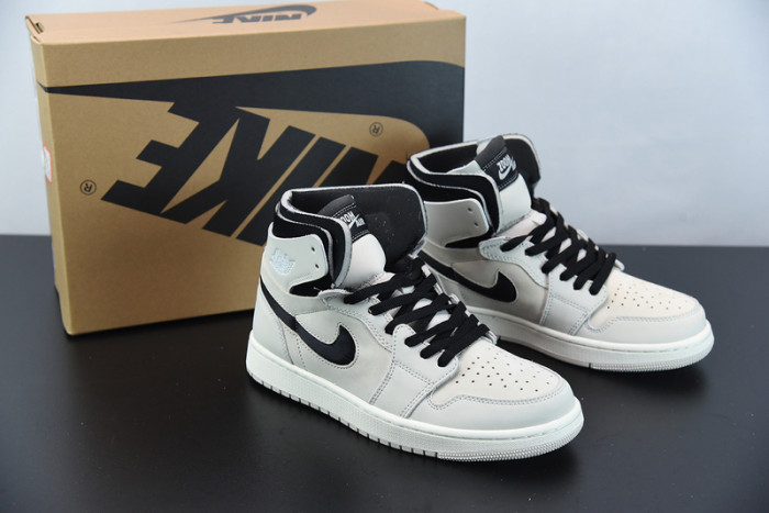 air jordan 1 high zoom air cmft summit white black ct0979-100