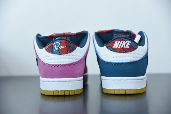 parra nike sb dunk low 2021 dh7695-100