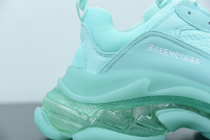balcia triple s sneaker clear sole green