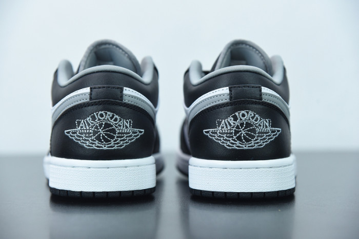 air jordan 1 low black white grey 553558-040
