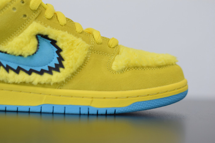 nike sb dunk low "grateful dead - yellow bear" cj5378-700