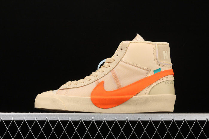 nike blazer mid off-white all hallow