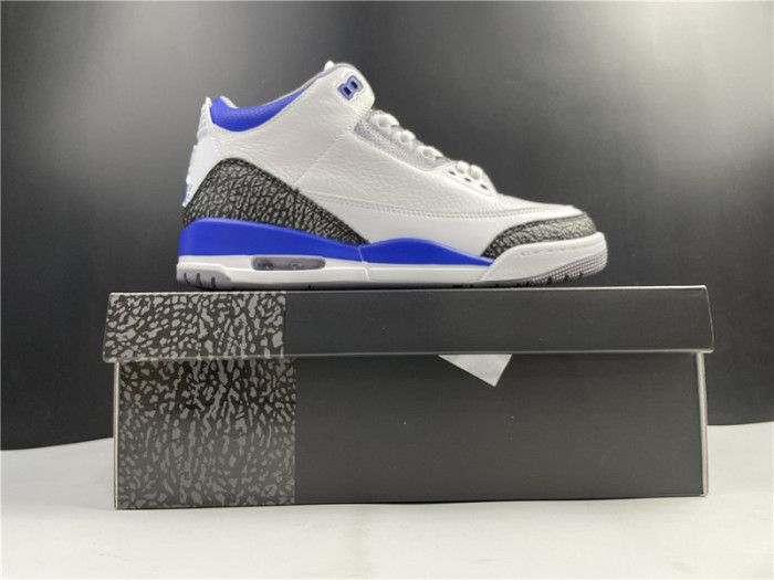 air jordan retro 3 racer blue ct8532-145