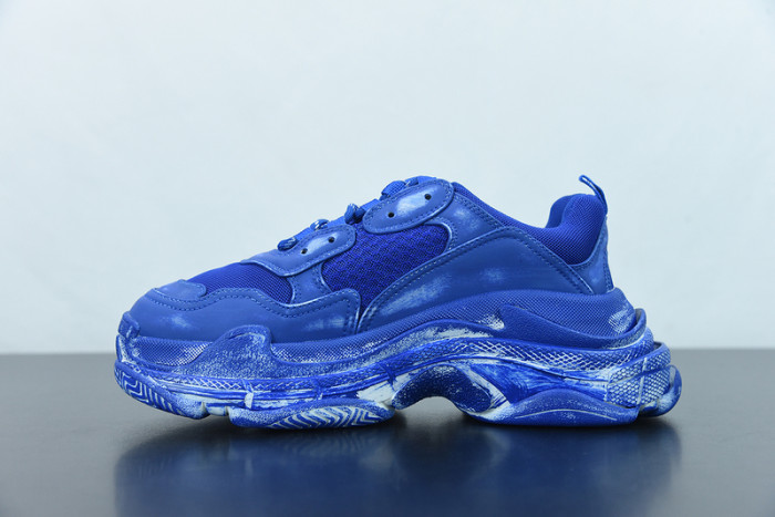 balcia triple s sneaker faded blue