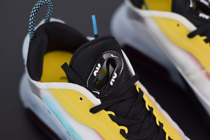 nike air max 2090 white speed yellow bleached aqua ct1091-100