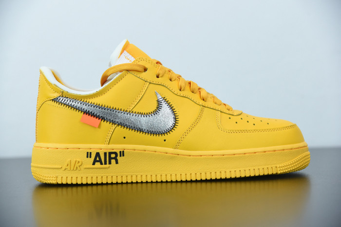 off-white x nike air force 1 low “university gold” dd1876-700