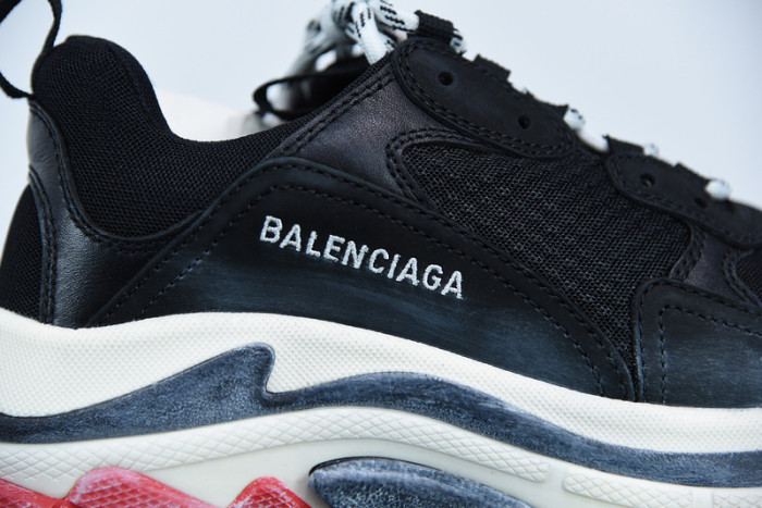 balcia triple s diy black red white 533882 w09o1 1000