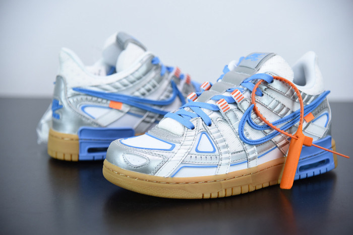 off-white x nike air rubber dunk “university blue” cu6015-100