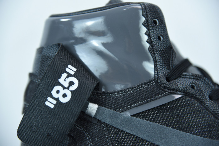 air jordan 1 x off L**is aj1 ow black