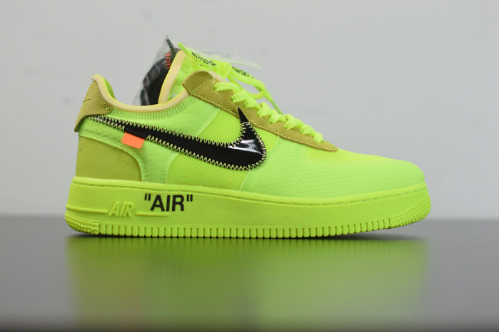 nike air force 1 low off-white volt ao4606-700